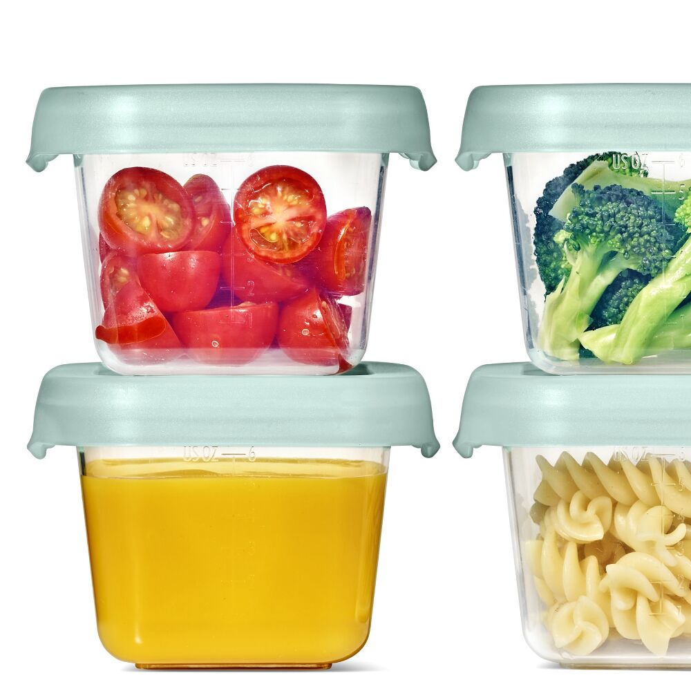 Baby Blocks Food Storage Containers (6 oz) - Opal T8