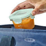 Glass Baby Blocks Food Storage Containers (4 oz) - Opal D6