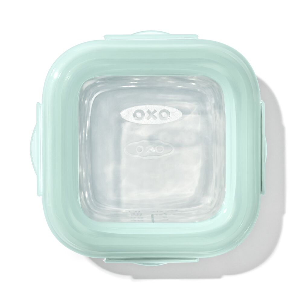 Glass Baby Blocks Food Storage Containers (4 oz) - Opal D6