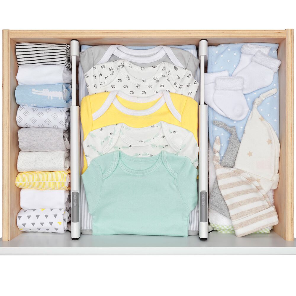 OXO TOT Expandable Dresser Drawer Divider - 4 Pack V8